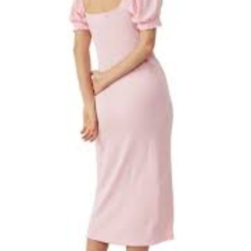 Free People Beach Bel Air Midi Dress Size XS in Pink NWT - Picture 2 of 7